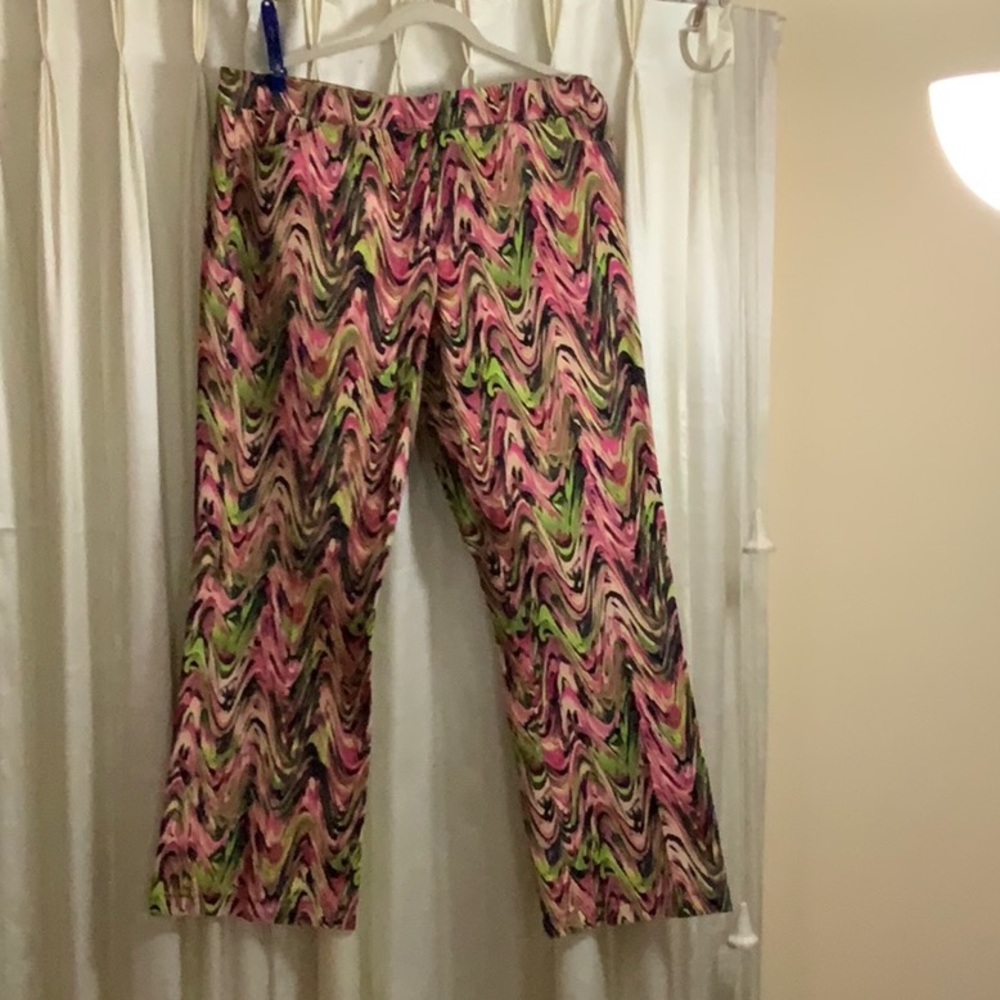 f. l. Malik size 14 multi colored trousers.